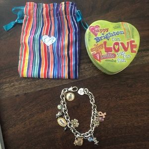 Brighton Breast Cancer Awareness Charm Bracelet
